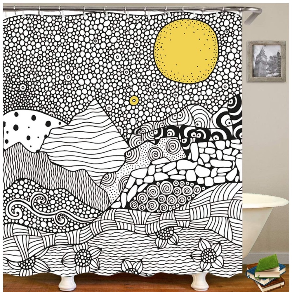 Abstract Shower Curtain